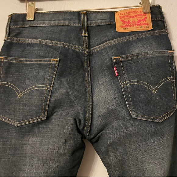 Levi’s 513 Slim Straight Jeans - Medium Stonewash, Size W29 L30 (NWOT)! 🔥 - Picture 4 of 6